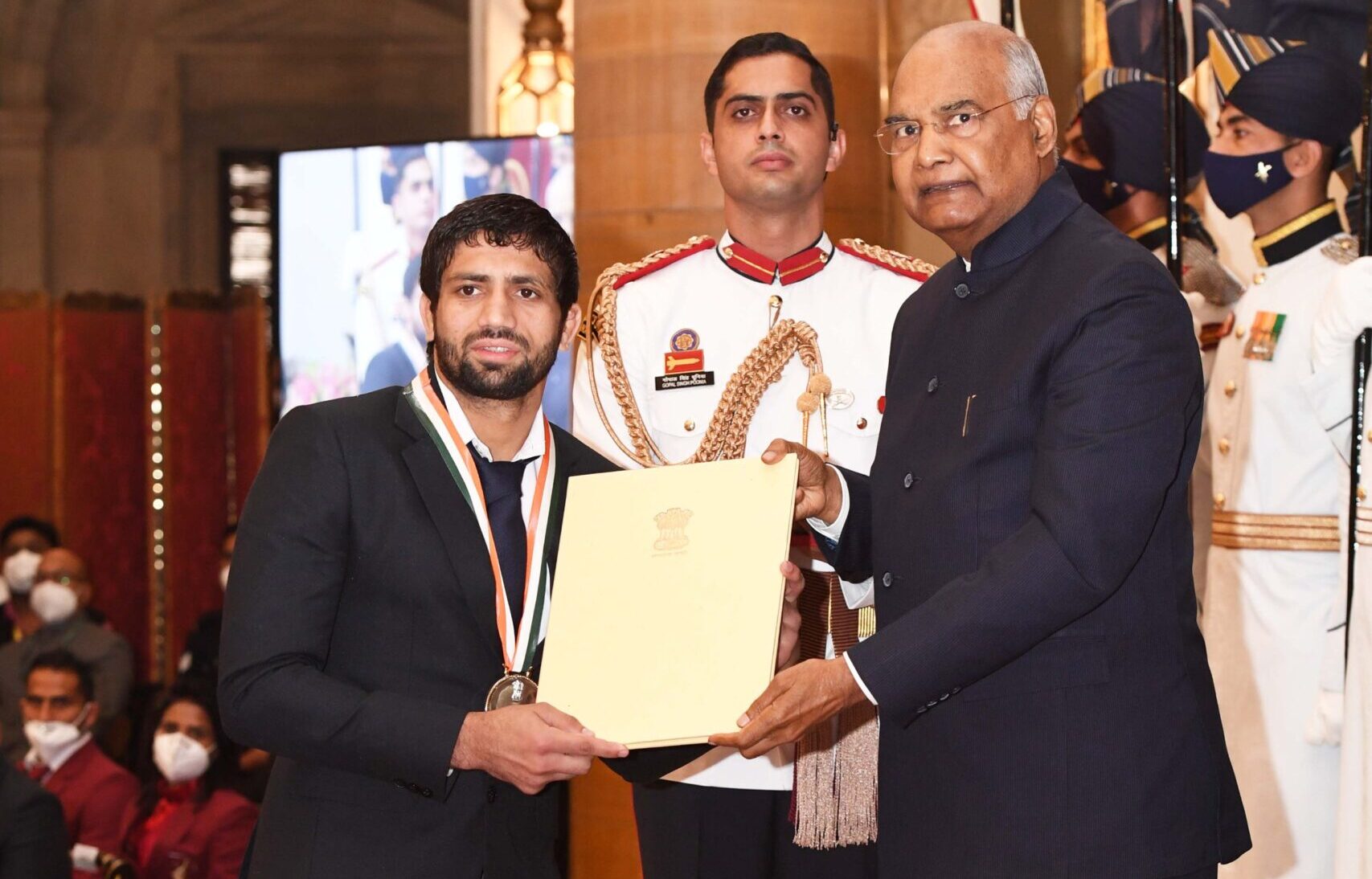  Tokyo Olympic Silver Medallists Wrestler Ravi Kumar Dahiya Conferred With Khel Ratna Award