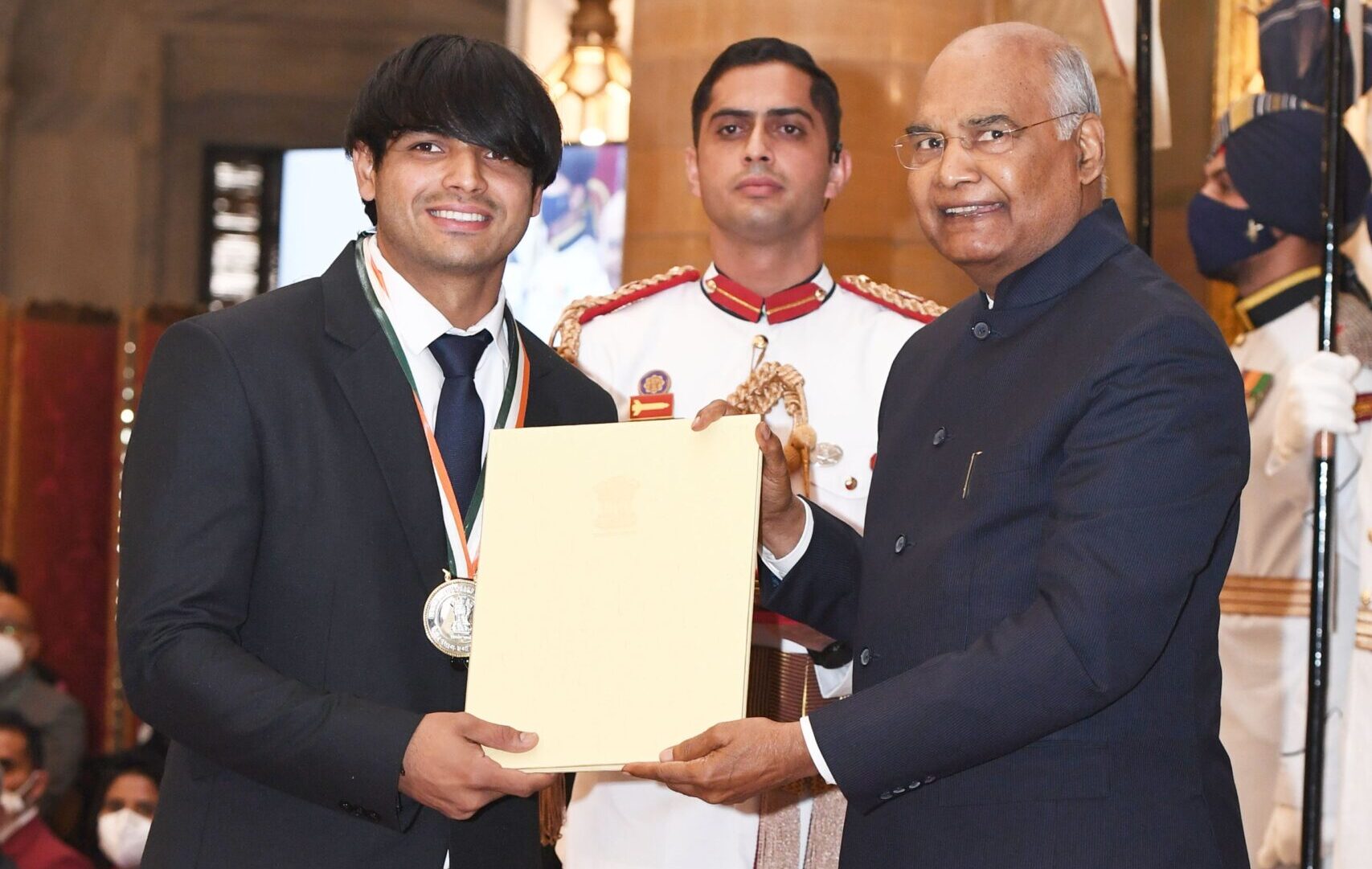  Neeraj Chopra Awarded With Major Dhyan Chand Khel Ratna Award