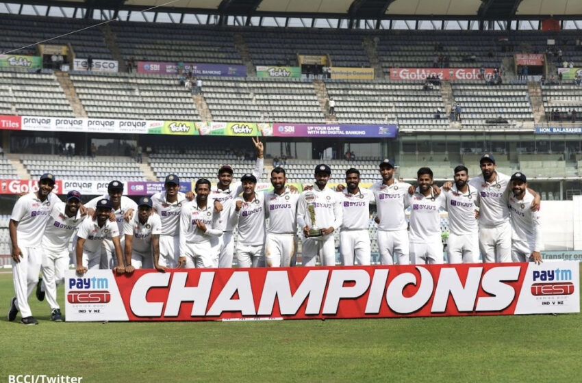 India Register Dominant 372-Run Win In Mumbai To Seal Series