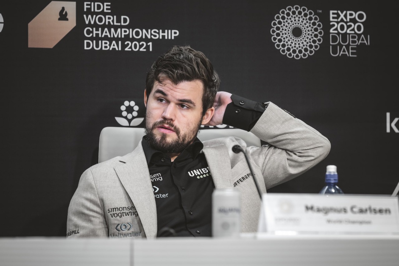 Magnus Carlsen wins his fifth consecutive world title match