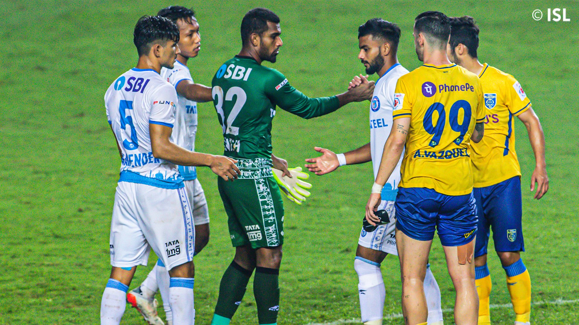  Kerala Blasters & Jamshedpur FC Settle For A Draw