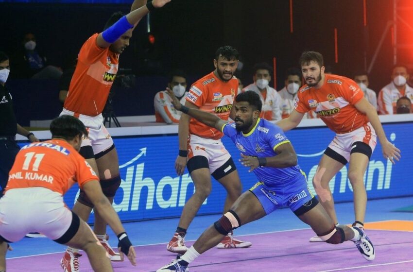  Race for top 6 intensifies for Tamil Thalaivas, U.P. Yoddhas, and Gujarat Giants
