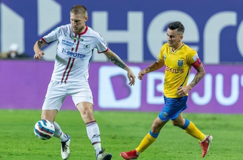 ATK Mohun Bagan rescues draw against Kerala Blasters FC after being down to 10-men to take pole position