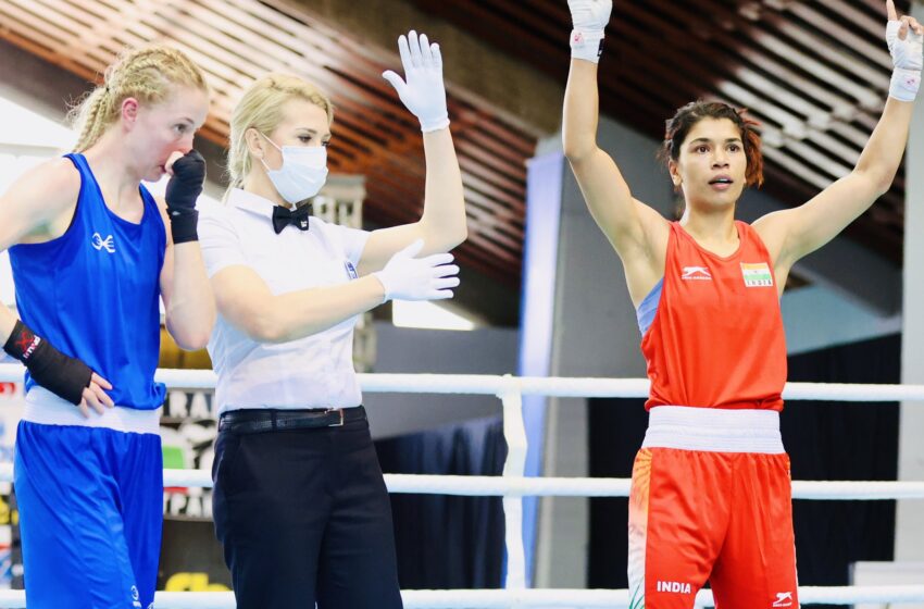  Nikhat Zareen beats Tokyo medalist Carigolu Busena to go into the semi-final of the 73rd Strandja Memorial Tournament