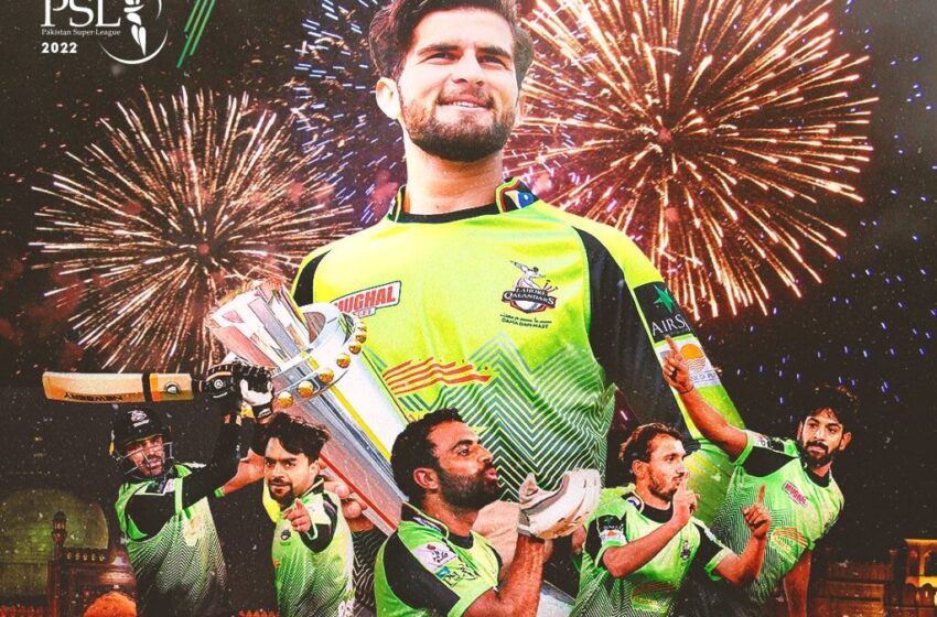 The Lahore Qalandars defeated the Multan Sultans to win the PSL title in 2022