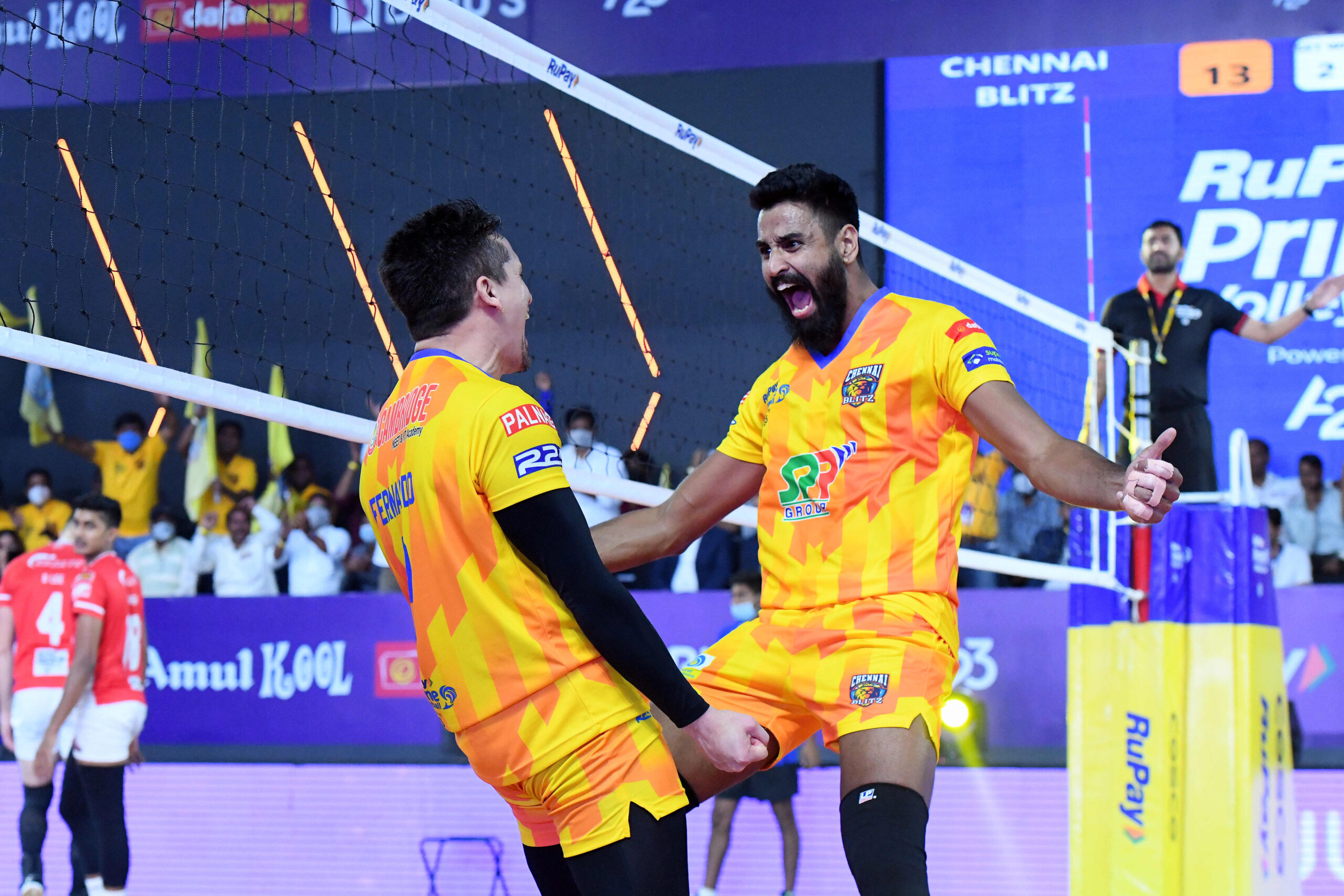 Bruno Da Silva inspires Chennai Blitz to their first victory in the RuPay Prime Volleyball League