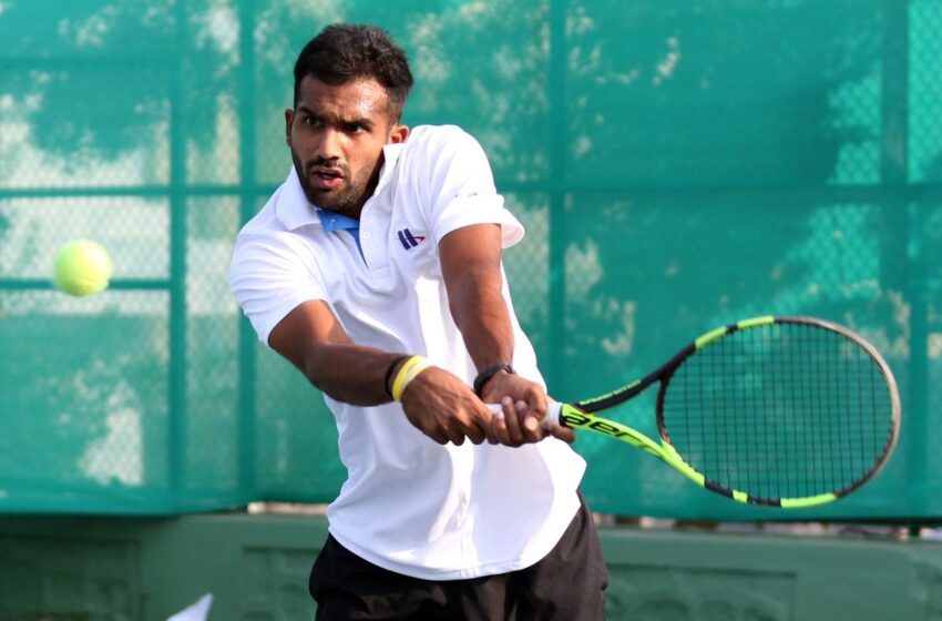  Saketh Myneni bows out in the first-round while Arjun Khade qualifies into the singles main draw in the Bengaluru Open