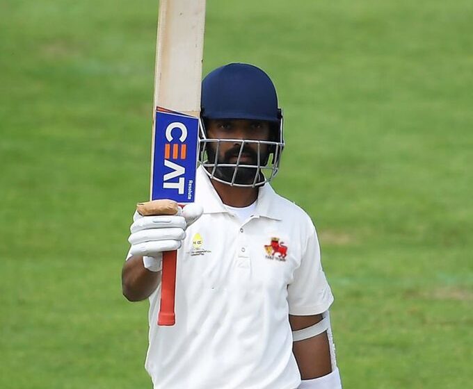  Ajinkya Rahane scores his 36th first-class century.