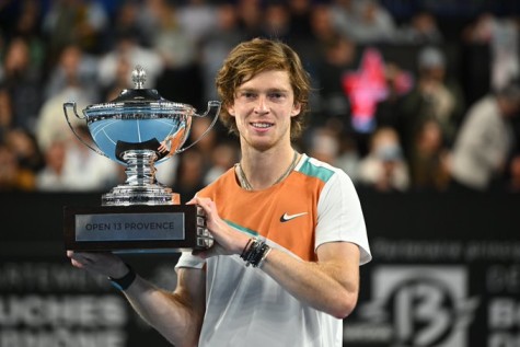  Andrey Rublev beats Felix Auger-Aliassime to win his ninth title in Marseille.