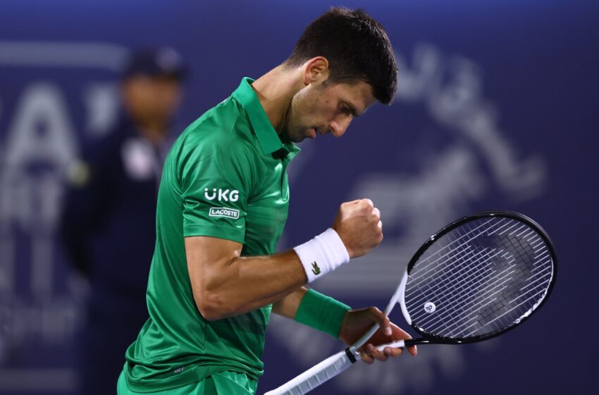  Novak Djokovic defeated  Karen Khachanov.