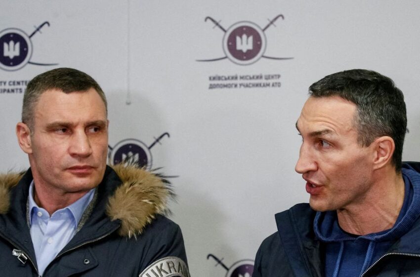  Klitschko brothers have pledged to fight Russia on Ukraine’s behalf.