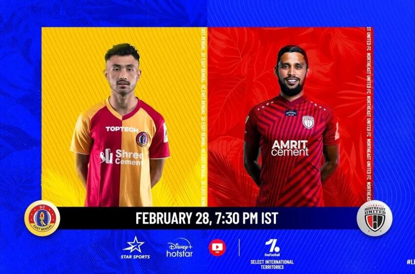 Match 104 Preview: SC East Bengal takes on NorthEast United FC in a battle for pride.