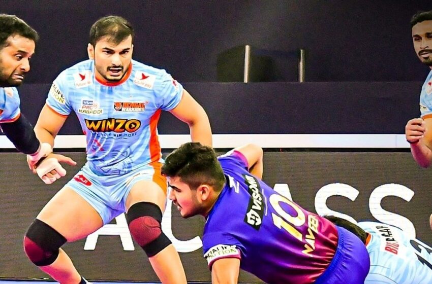  Dabang Delhi rescues late point against Bengal Warriors