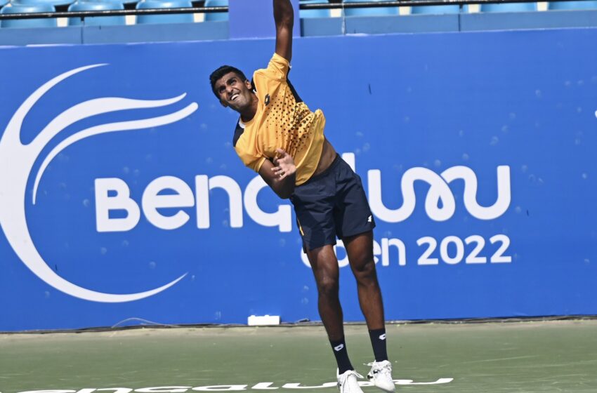  Prajnesh Gunneswaran progresses to the Singles second round in Bengaluru Open 2022