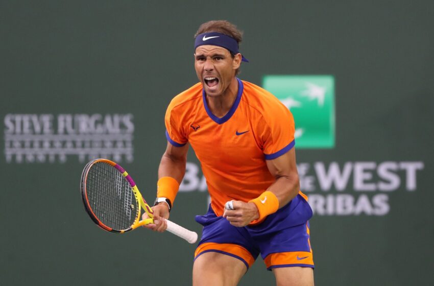  Rafael Nadal reaches the Indian Wells final