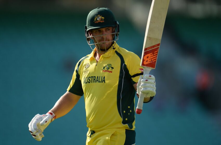  Aaron Finch has joined KKR as a replacement for Alex Hales.