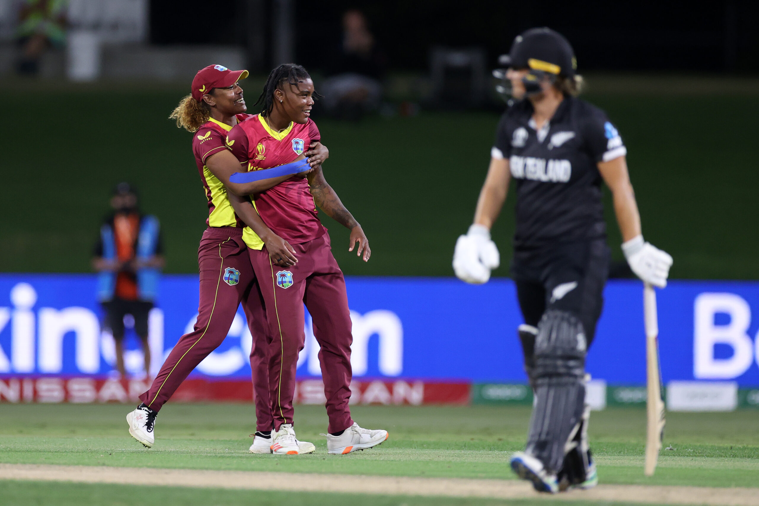  West Indies women’s  defeated New Zealand women’s  by 3 runs.
