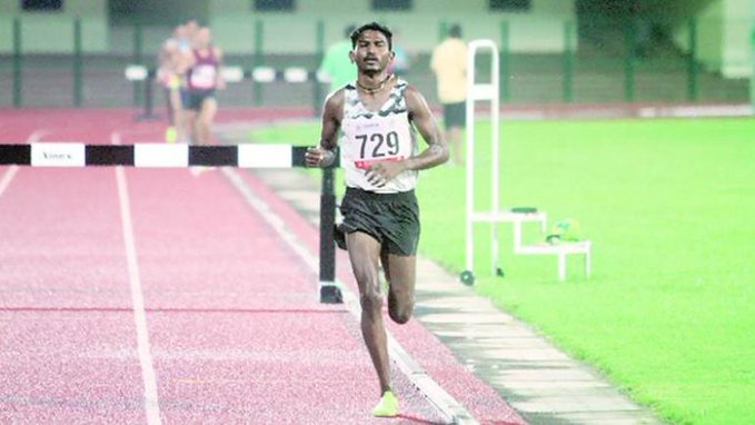  Avinash Sable sets a new national record at Grand Prix