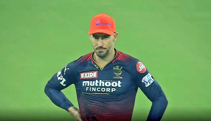 Faf Du Plessis was pleased by the performance of RCB vs KKR