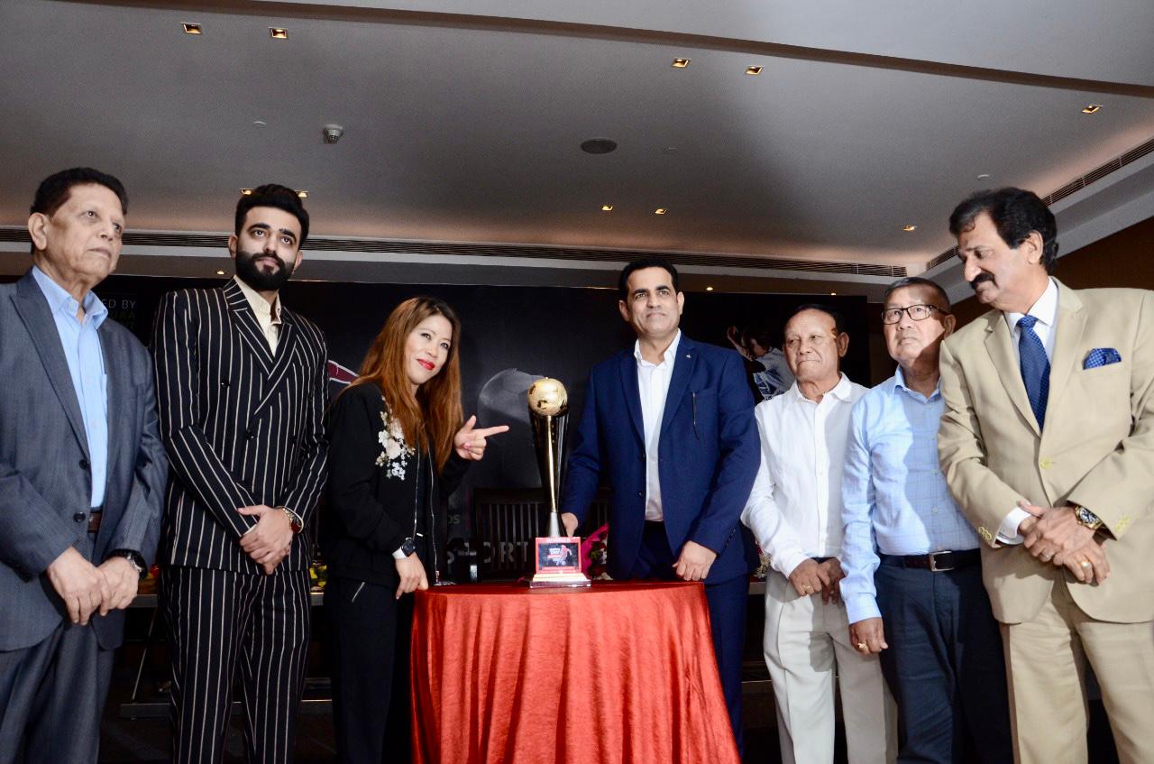Trophy of North East Women's Football League Unveils by Mary Kom