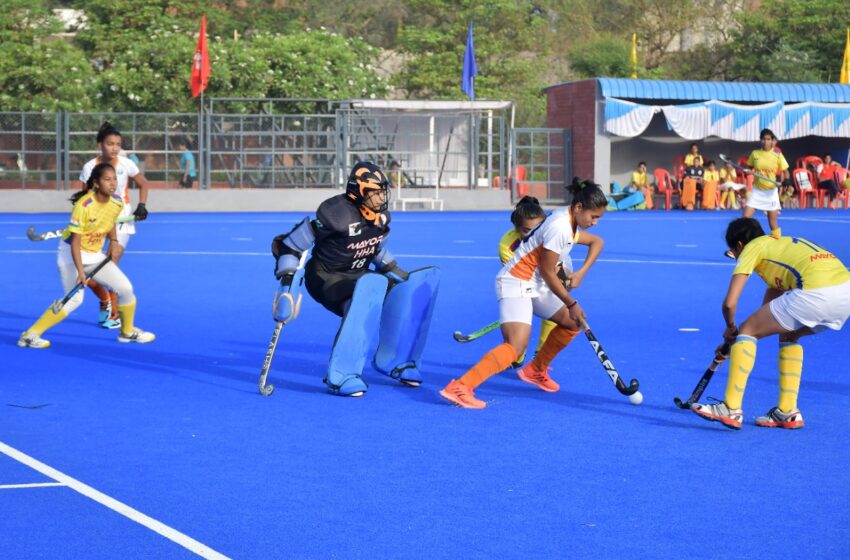  Hockey India Sub Junior Women Championship quarter final results