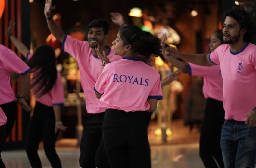  Rajasthan Royals put on a show, leave fans surprised