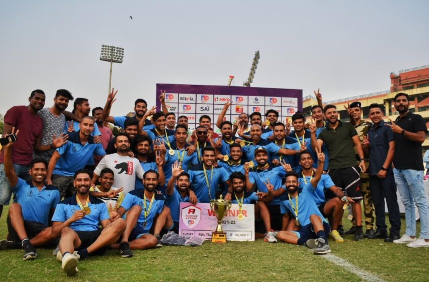  CISF DMRC are the champions of Football Delhi A-Division