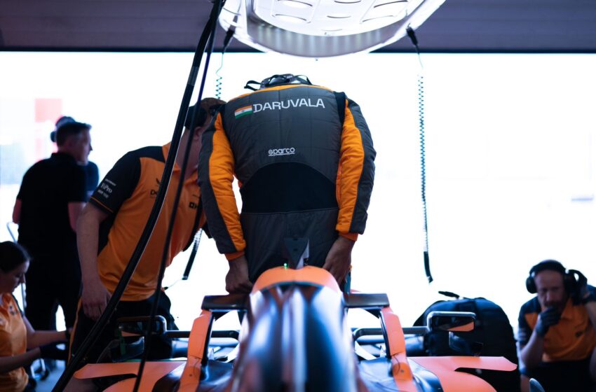  India’s Jehan Daruvala completes successful Formula One test with McLaren