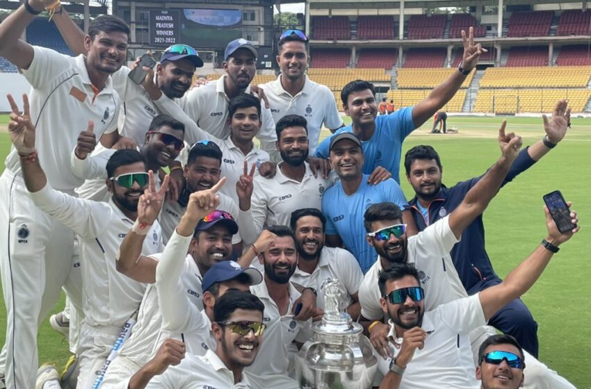  History! Madhya Pradesh ensures history with their maiden Ranji Trophy Final Win