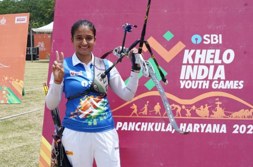  KIYG2021:Having mastered archery on her terrace, Haryana’s Ridhi Phor wins gold at KIYG