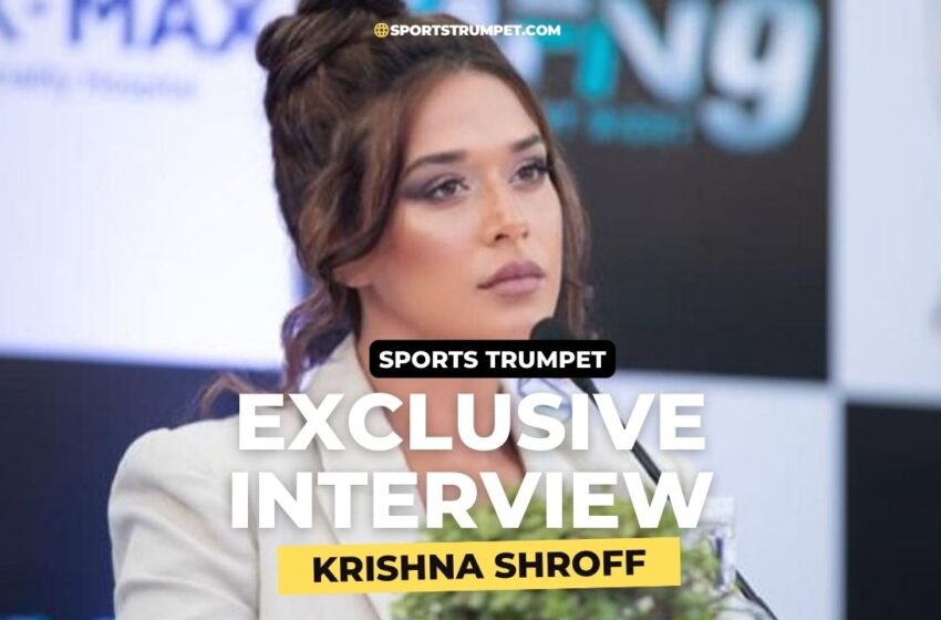  Sports Trumpet exclusive with fitness icon Krishna Shroff
