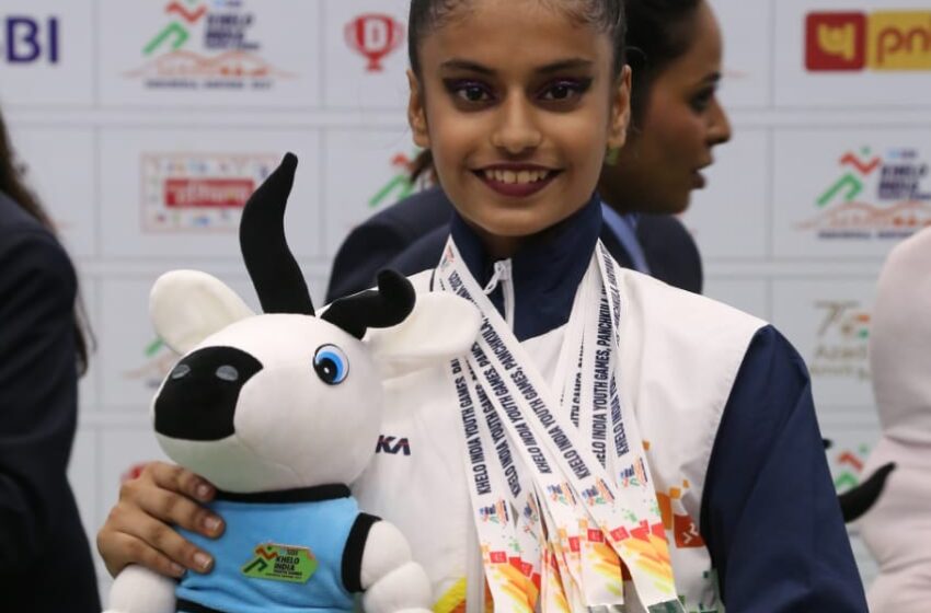  KIYG2021:Sanyukta Kale lights up gymnastic arena with five gold, cyclist Celestina bags her third gold in two days