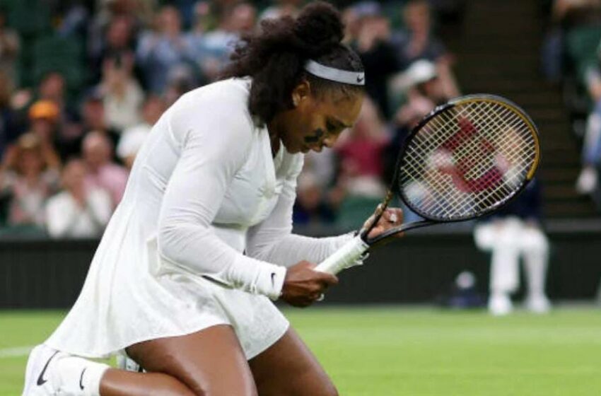 Serena Williams, exited after losing in the first round match against Harmony Tan