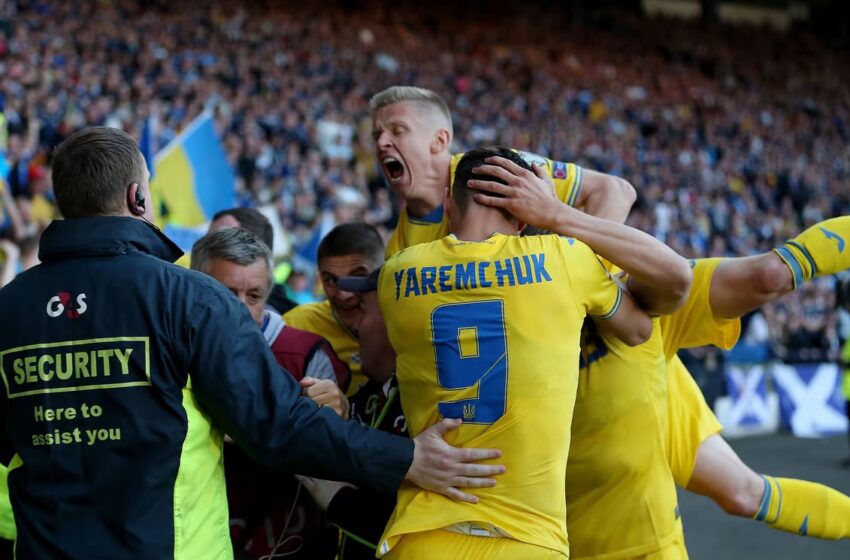  Ukraine defeats Scotland to keep World Cup hopes alive
