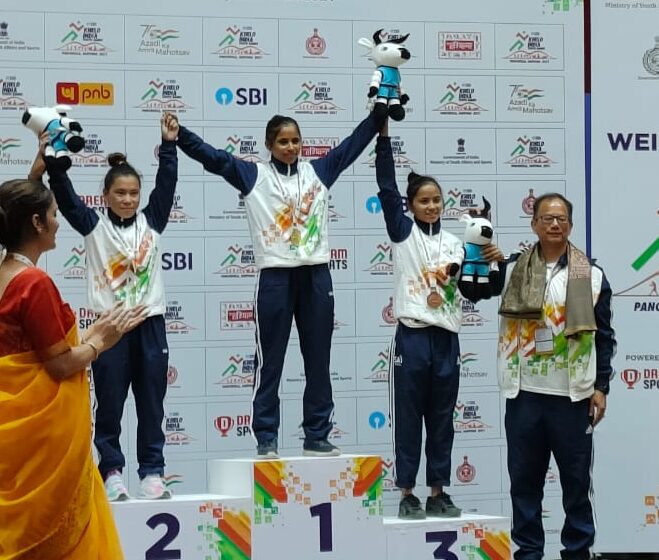  KIYG 2021:Daughter of a tea vendor, Kajol Sargar becomes first gold medallist