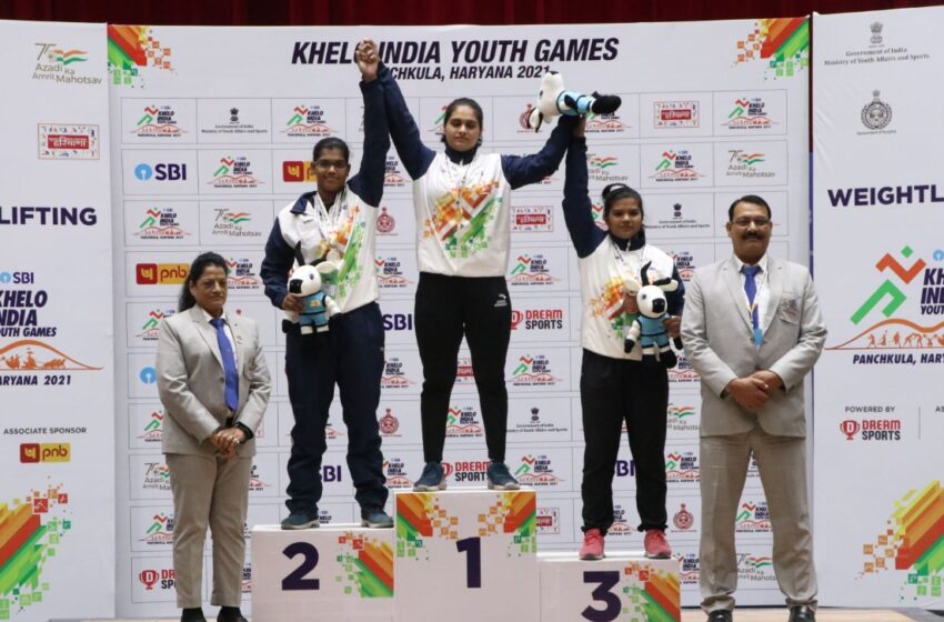 KIYG2021:Haryana picked up a stray gold each in weightlifting and shooting