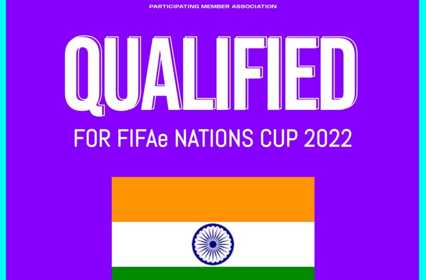  India create history as they qualify for FIFAe Nations Cup 2022
