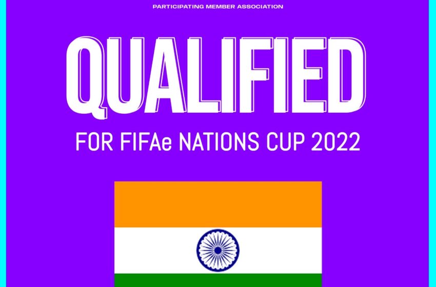 India create history as they qualify for FIFAe Nations Cup 2022