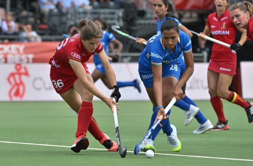      Indian Women’s Hockey Team go down fighting 1-2 against hosts Belgium