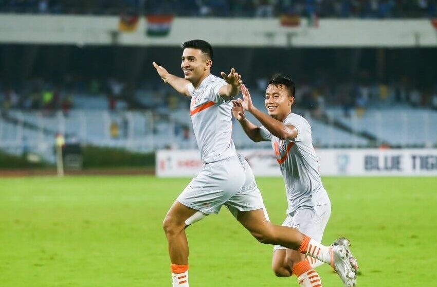  Indian Football:Chhetri, Sahal score late winners for India against Afghanistan