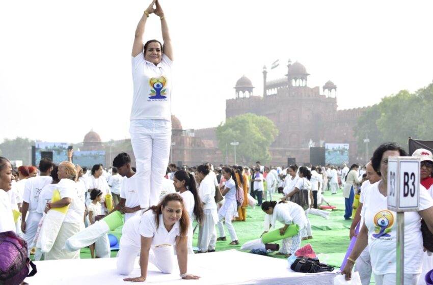  India celebrates International Yoga Day