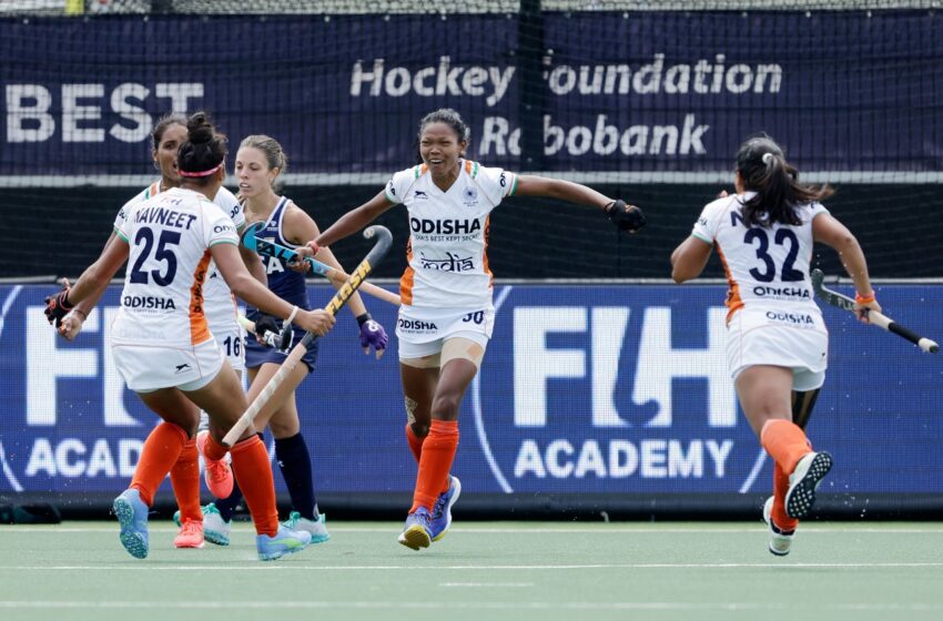  Indian Women’s Hockey Team go down 2-3 against World No. 2 Argentina in the second match of their FIH Pro League tie