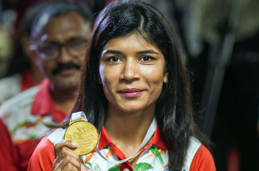  Interaction with Women’ Boxing World Champion Nikhat Zareen