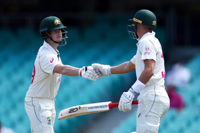  Steve Smith and Marnus Labuschagne put Australia on top