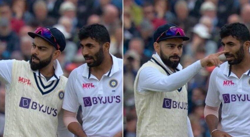  Virat Giving Advise to Captain Bumrah During 5th Test Wins Internet￼