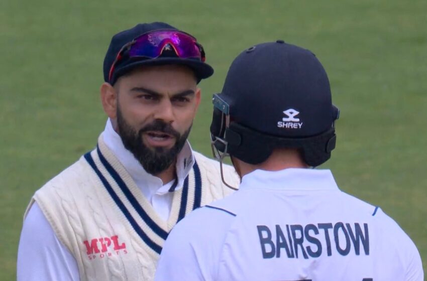  Jonny Bairstow goes berserk after Virat Kohli sledges him