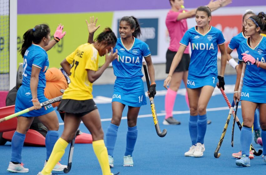  Indian Women’s Hockey Team beat Ghana 5-0 in Commonwealth Games 2022 opener