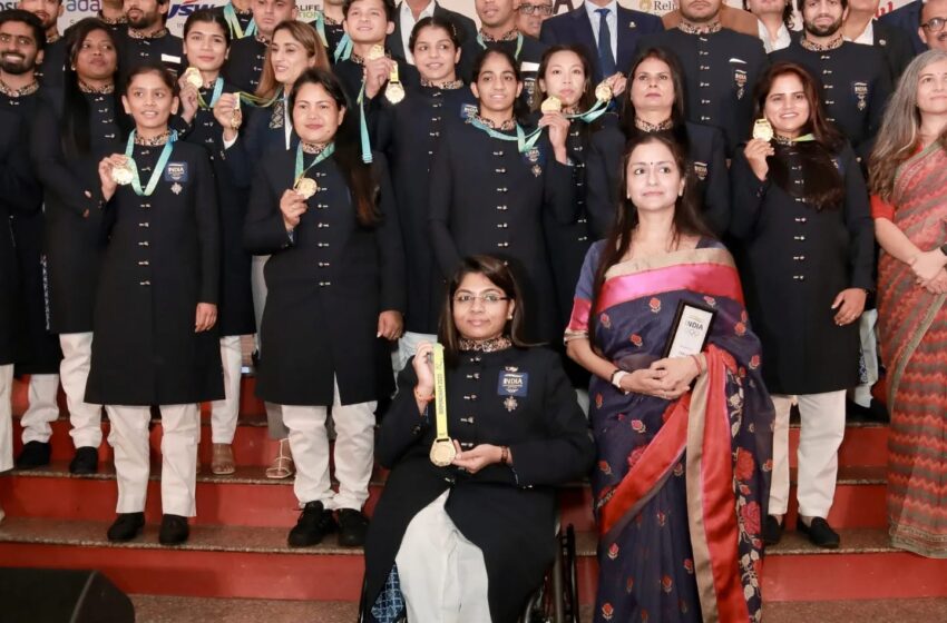 IOA felicitates Birmingham 2022 medallist