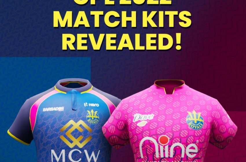  CPL2022:Barbados Royals launch official playing kits  through 3D avatars