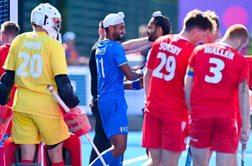  Indian Men’s Hockey Team play out thrilling 4-4 draw against England in Commonwealth Games 2022 in Birmingham